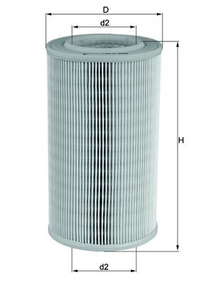 KNECHT Luftfilter lx803 Filterindsats height_mm_209|Højde [mm]|234 outer_diameter_mm_497|Yderdiameter [mm]|131,6 inner_diameter_1_mm_995|Inder diamete