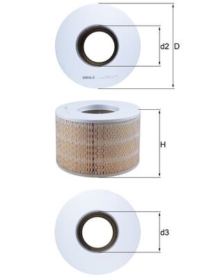 KNECHT Luftfilter lx1140 Filterindsats height_mm_209|Højde [mm]|145 outer_diameter_mm_497|Yderdiameter [mm]|220 inner_diameter_1_mm_995|Inder diamet