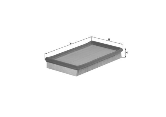 MAHLE Luftfilter lx1148 Filterindsats length_mm_203|Længde [mm]|253 width_mm_206|Bredde [mm]|150 height_mm_209|Højde [mm]|37 net_weight_g_3852|Nettogv