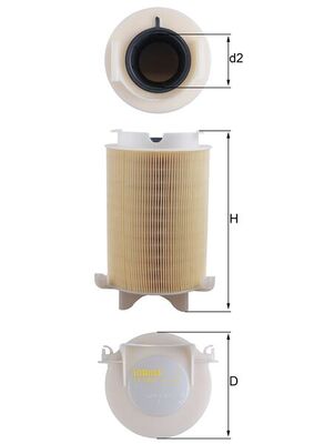 KNECHT Luftfilter lx1566 Filterindsats height_mm_209|Højde [mm]|221 outer_diameter_mm_497|Yderdiameter [mm]|136 inner_diameter_1_mm_995|Inder diamet