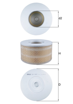 KNECHT Luftfilter lx1641 Filterindsats height_mm_209|Højde [mm]|120 outer_diameter_mm_497|Yderdiameter [mm]|220 inner_diameter_1_mm_995|Inder diamet