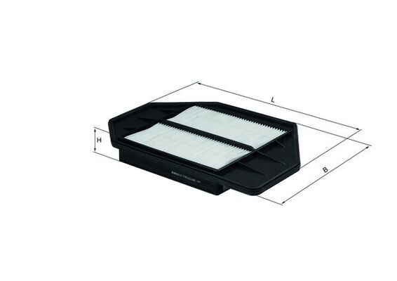 MAHLE Luftfilter lx1742 Filterindsats length_mm_203|Længde [mm]|323 width_mm_206|Bredde [mm]|214 height_mm_209|Højde [mm]|42 height_1_mm_339|Højde 1 [