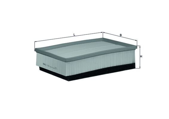 MAHLE Luftfilter lx1883 Filterindsats length_mm_203|Længde [mm]|293 width_mm_206|Bredde [mm]|202 height_mm_209|Højde [mm]|80 seal_material_2923|Materi