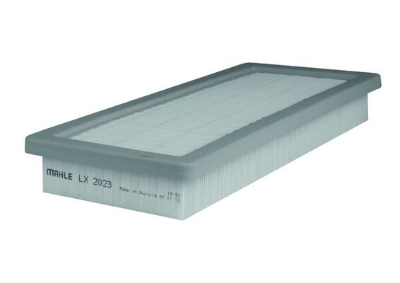 MAHLE Luftfilter lx2023 Filterindsats length_mm_203|Længde [mm]|359 width_mm_206|Bredde [mm]|147 height_mm_209|Højde [mm]|43 seal_material_2923|Materi