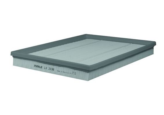 MAHLE Luftfilter lx2036 Filterindsats length_mm_203|Længde [mm]|353 width_mm_206|Bredde [mm]|242 height_mm_209|Højde [mm]|37 seal_material_2923|Materi