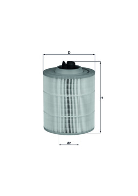 MAHLE Luftfilter lx2685 Filterindsats height_mm_209|Højde [mm]|219 outer_diameter_mm_497|Yderdiameter [mm]|158 inner_diameter_1_mm_995|Inder diamete