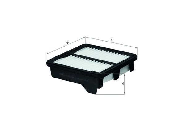 MAHLE Luftfilter lx2693 Filterindsats length_mm_203|Længde [mm]|168 width_mm_206|Bredde [mm]|180 height_mm_209|Højde [mm]|59 height_1_mm_339|Højde 1 [