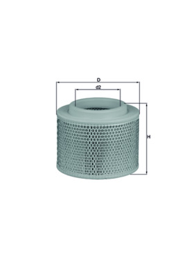 MAHLE Luftfilter lx28081 Filterindsats height_mm_209|Højde [mm]|174 outer_diameter_mm_497|Yderdiameter [mm]|218 inner_diameter_1_mm_995|Inder diamet