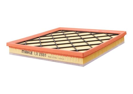 MAHLE Luftfilter lx2881 Filterindsats length_mm_203|Længde [mm]|262 width_mm_206|Bredde [mm]|267 height_mm_209|Højde [mm]|36 seal_material_2923|Materi