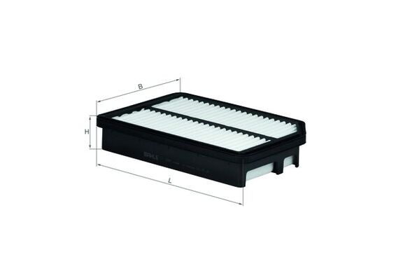 MAHLE Luftfilter lx2890 Filterindsats length_mm_203|Længde [mm]|256 width_mm_206|Bredde [mm]|177 height_mm_209|Højde [mm]|41 seal_material_2923|Materi