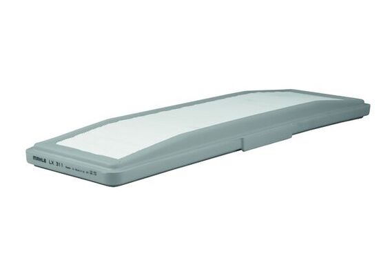 MAHLE Luftfilter lx311 Filterindsats length_mm_203|Længde [mm]|520 width_mm_206|Bredde [mm]|161 height_mm_209|Højde [mm]|28 seal_material_2923|Materia