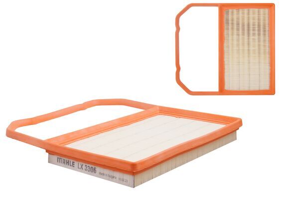 MAHLE Luftfilter lx3306 Filterindsats length_mm_203|Længde [mm]|283 width_mm_206|Bredde [mm]|298 height_mm_209|Højde [mm]|35 width_1_mm_818|Bredde 1 [