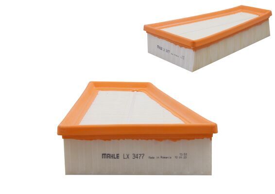 MAHLE Luftfilter lx3477 Filterindsats length_mm_203|Længde [mm]|262 width_mm_206|Bredde [mm]|177 height_mm_209|Højde [mm]|58 seal_material_2923|Materi