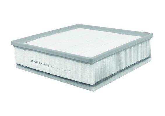 MAHLE Luftfilter lx4038 Filterindsats length_mm_203|Længde [mm]|254 width_mm_206|Bredde [mm]|234 height_mm_209|Højde [mm]|66 seal_material_2923|Materi