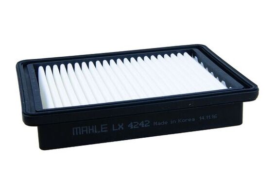 MAHLE Luftfilter LX 4242 Filterindsats length_mm_203|Længde [mm]|205 width_mm_206|Bredde [mm]|155 height_mm_209|Højde [mm]|38 seal_material_2923|Mater