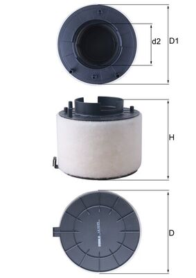 KNECHT Luftfilter lx4249 Filterindsats height_mm_209|Højde [mm]|134 outer_diameter_mm_497|Yderdiameter [mm]|174 inner_diameter_1_mm_995|Inder diamet