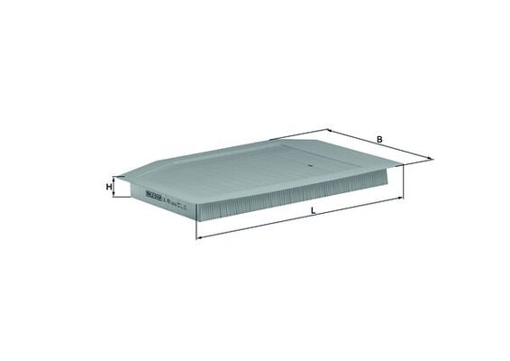 MAHLE Luftfilter lx459 Filterindsats length_mm_203|Længde [mm]|329 width_mm_206|Bredde [mm]|241 height_mm_209|Højde [mm]|30 net_weight_g_3852|Nettogvæ