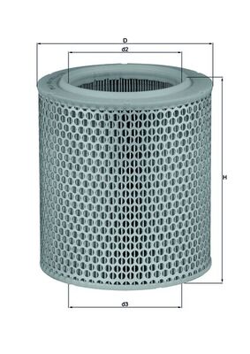 MAHLE Luftfilter lx4781 Filterindsats height_mm_209|Højde [mm]|181 outer_diameter_mm_497|Yderdiameter [mm]|158 inner_diameter_1_mm_995|Inder diamete
