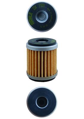MAHLE Oliefilter ox799 Filterindsats diameter_mm_200|Diameter [mm]|38 height_mm_209|Højde [mm]|46 inner_diameter_2_mm_996|Indvendig diameter 2 [mm