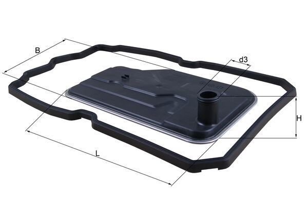 MAHLE Hydraulikfilter, automatisk gearkasse hx124d for MERCEDES-BENZ SSANGYONG
