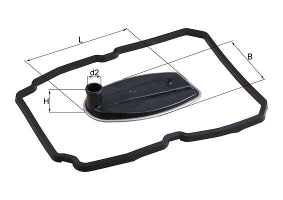 KNECHT Hydraulikfilter, automatisk gearkasse hx81d for MAYBACH JEEP CHRYSLER MERCEDES-BENZ