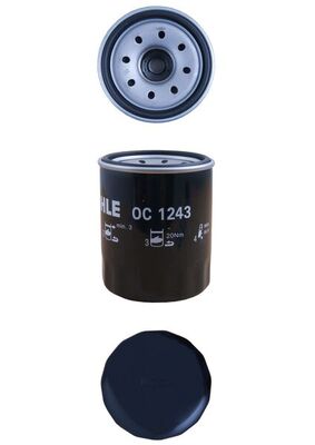 MAHLE Oliefilter oc1243 Påskruet 100mm M26x1,5 for GENERAL MOTORS ISUZU