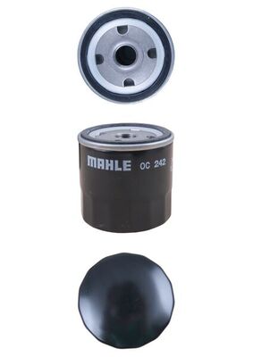 MAHLE Oliefilter oc242 Påskruet 79mm M18x1,5 for OPEL GMC VAUXHALL GENERAL MOTORS