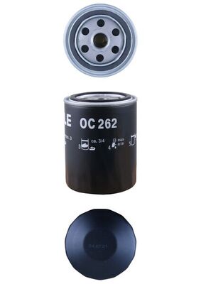 KNECHT Oliefilter oc262 Påskruet 119mm 3/416UNF2B for FORD CUPRA