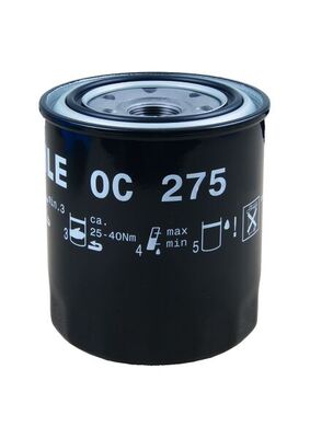 MAHLE Oliefilter oc275 Påskruet 121,6mm M24x1,5-6H for FORD USA FORD TOYOTA CUPRA MAZDA