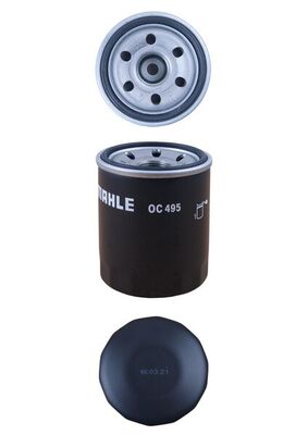 MAHLE Oliefilter oc495 Påskruet 85mm M20x1,5 for SMART MITSUBISHI