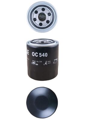 MAHLE Oliefilter oc540 Påskruet 131mm M26x1,5 for KIA