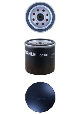 MAHLE Oliefilter oc978 Påskruet 79mm M20x1,5 for MERCEDES-BENZ INFINITI NISSAN DACIA RENAULT