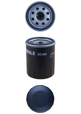 KNECHT Oliefilter oc986 Påskruet 90mm M20x1,5 for OPEL FORD LANCIA ABARTH FIAT VAUXHALL