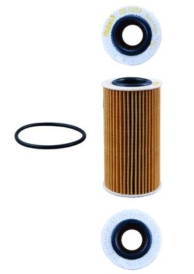 MAHLE Oliefilter ox1076d Filterindsats diameter_mm_200|Diameter [mm]|63,5 height_mm_209|Højde [mm]|123 inner_diameter_2_mm_996|Indvendig diameter 2 [m