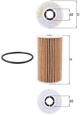 KNECHT Oliefilter ox1138d Filterindsats diameter_mm_200|Diameter [mm]|57 height_mm_209|Højde [mm]|99 inner_diameter_2_mm_996|Indvendig diameter 2 [m