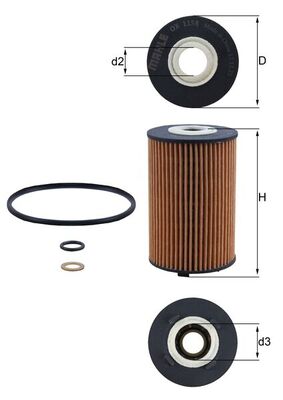 MAHLE Oliefilter ox1158d Filterindsats diameter_mm_200|Diameter [mm]|62 height_mm_209|Højde [mm]|99 inner_diameter_2_mm_996|Indvendig diameter 2 [mm]