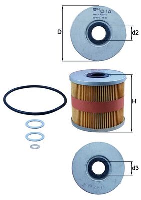 KNECHT Oliefilter ox122d Filterindsats diameter_mm_200|Diameter [mm]|95 height_mm_209|Højde [mm]|85 inner_diameter_2_mm_996|Indvendig diameter 2 [mm]|
