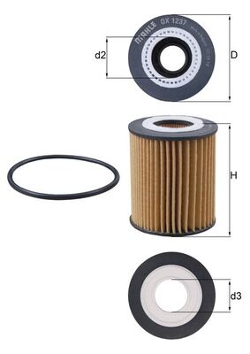 KNECHT Oliefilter ox1237d Filterindsats diameter_mm_200|Diameter [mm]|64 height_mm_209|Højde [mm]|75 inner_diameter_2_mm_996|Indvendig diameter 2 [m