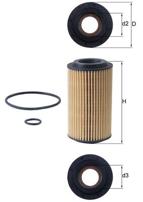 KNECHT Oliefilter ox153d4 Filterindsats diameter_mm_200|Diameter [mm]|64,3 height_mm_209|Højde [mm]|115 inner_diameter_2_mm_996|Indvendig diameter 2 [