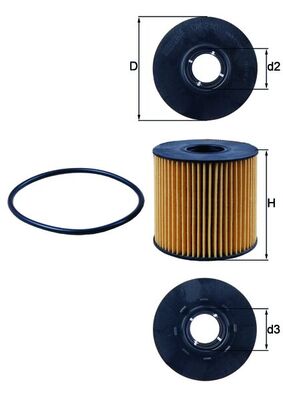 MAHLE Oliefilter ox210d Filterindsats diameter_mm_200|Diameter [mm]|90 height_mm_209|Højde [mm]|92 inner_diameter_2_mm_996|Indvendig diameter 2 [mm]