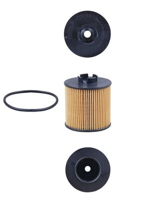 MAHLE Oliefilter ox341d Filterindsats diameter_mm_200|Diameter [mm]|65 height_mm_209|Højde [mm]|72 inner_diameter_2_mm_996|Indvendig diameter 2 [mm]|3