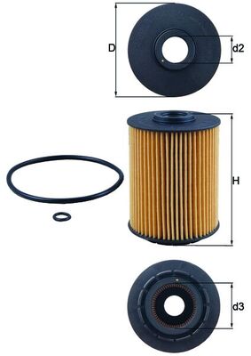 MAHLE Oliefilter ox356d Filterindsats diameter_mm_200|Diameter [mm]|83 height_mm_209|Højde [mm]|113 inner_diameter_2_mm_996|Indvendig diameter 2 [mm]|