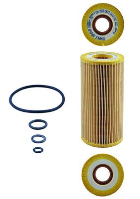 KNECHT Oliefilter ox383d Filterindsats diameter_mm_200|Diameter [mm]|63,5 height_mm_209|Højde [mm]|135 inner_diameter_2_mm_996|Indvendig diameter 2 [m