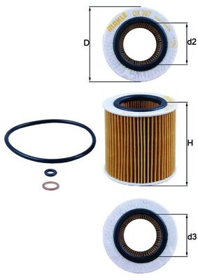MAHLE Oliefilter ox387d Filterindsats diameter_mm_200|Diameter [mm]|74 height_mm_209|Højde [mm]|79 inner_diameter_2_mm_996|Indvendig diameter 2 [mm]