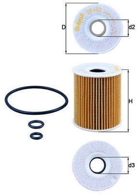 KNECHT Oliefilter ox422d Filterindsats diameter_mm_200|Diameter [mm]|65 height_mm_209|Højde [mm]|76 inner_diameter_2_mm_996|Indvendig diameter 2 [mm