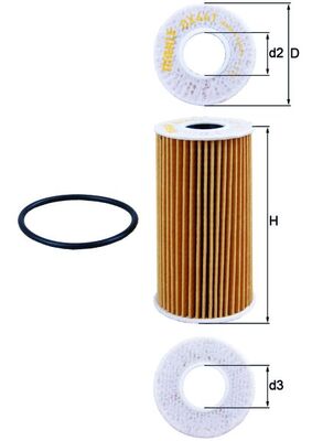 MAHLE Oliefilter ox441d Filterindsats diameter_mm_200|Diameter [mm]|57 height_mm_209|Højde [mm]|111 inner_diameter_2_mm_996|Indvendig diameter 2 [mm