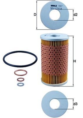 MAHLE Oliefilter ox47d Filterindsats diameter_mm_200|Diameter [mm]|69 height_mm_209|Højde [mm]|117 inner_diameter_2_mm_996|Indvendig diameter 2 [mm]