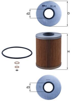 KNECHT Oliefilter ox68d Filterindsats diameter_mm_200|Diameter [mm]|82 height_mm_209|Højde [mm]|110 inner_diameter_2_mm_996|Indvendig diameter 2 [mm