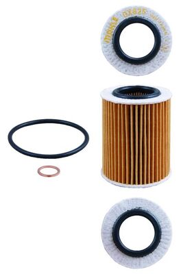 MAHLE Oliefilter ox825d Filterindsats diameter_mm_200|Diameter [mm]|63,5 height_mm_209|Højde [mm]|82 inner_diameter_2_mm_996|Indvendig diameter 2 [mm]