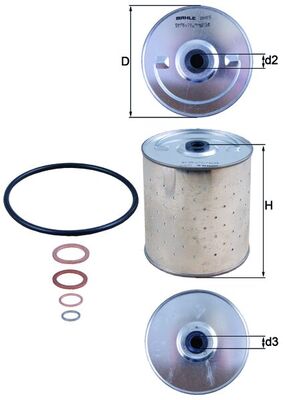 MAHLE Oliefilter ox85d Filterindsats diameter_mm_200|Diameter [mm]|109 height_mm_209|Højde [mm]|125 inner_diameter_2_mm_996|Indvendig diameter 2 [mm]|